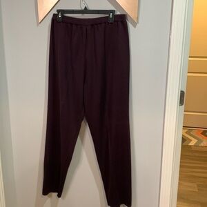 SEGUE eggplant sweater legging size 1X